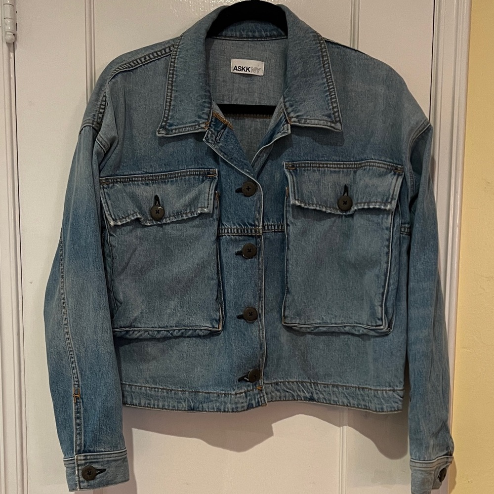 ASKK NY Classic Blue Jean Jacket